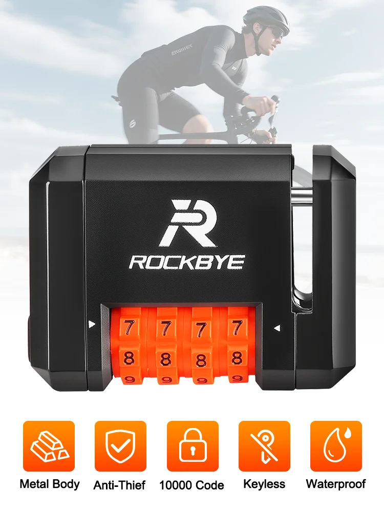 AliExpress Camluxy Mini Bike Disc Brake Code Lock Security Moto Wheel Disk Padlock Waterproof Electric Bike Disc Password Anti-Theft Lock