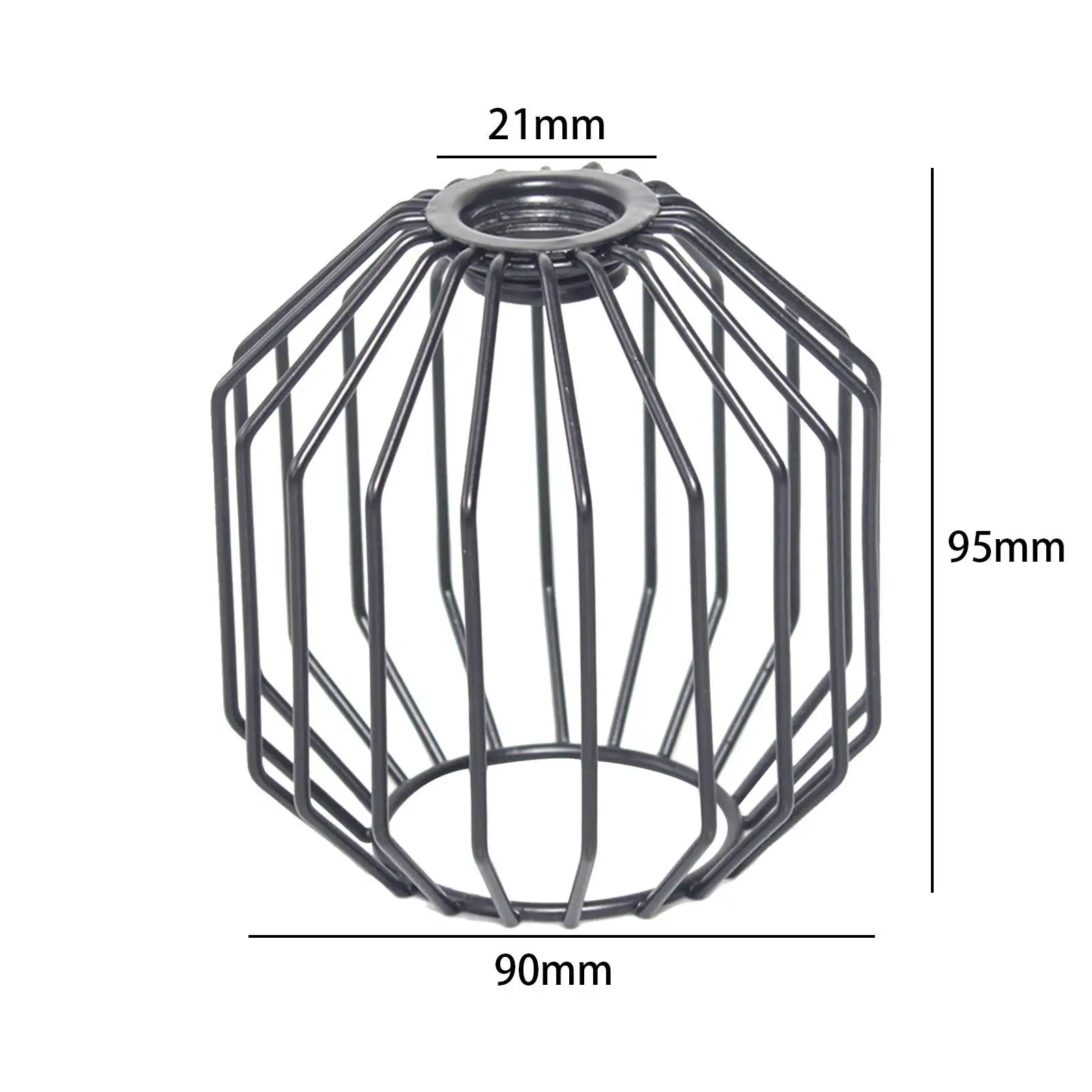 Metal Wire Lampshade Pendant Lamp Shade Practical Smooth Surface Home Decor Bedside Lamp Shade Bulb Guard for Kitchen Bedroom