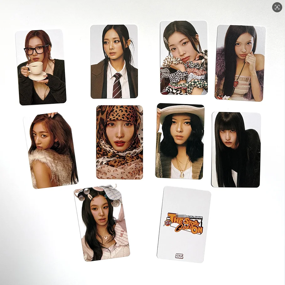 KPOP NaYeon SANA TEN The Story يذهب على بطاقة الصور مينا مومو داهيون JungYeon JiHyo CaeYoung مجموعة هدية للمعجبين #2