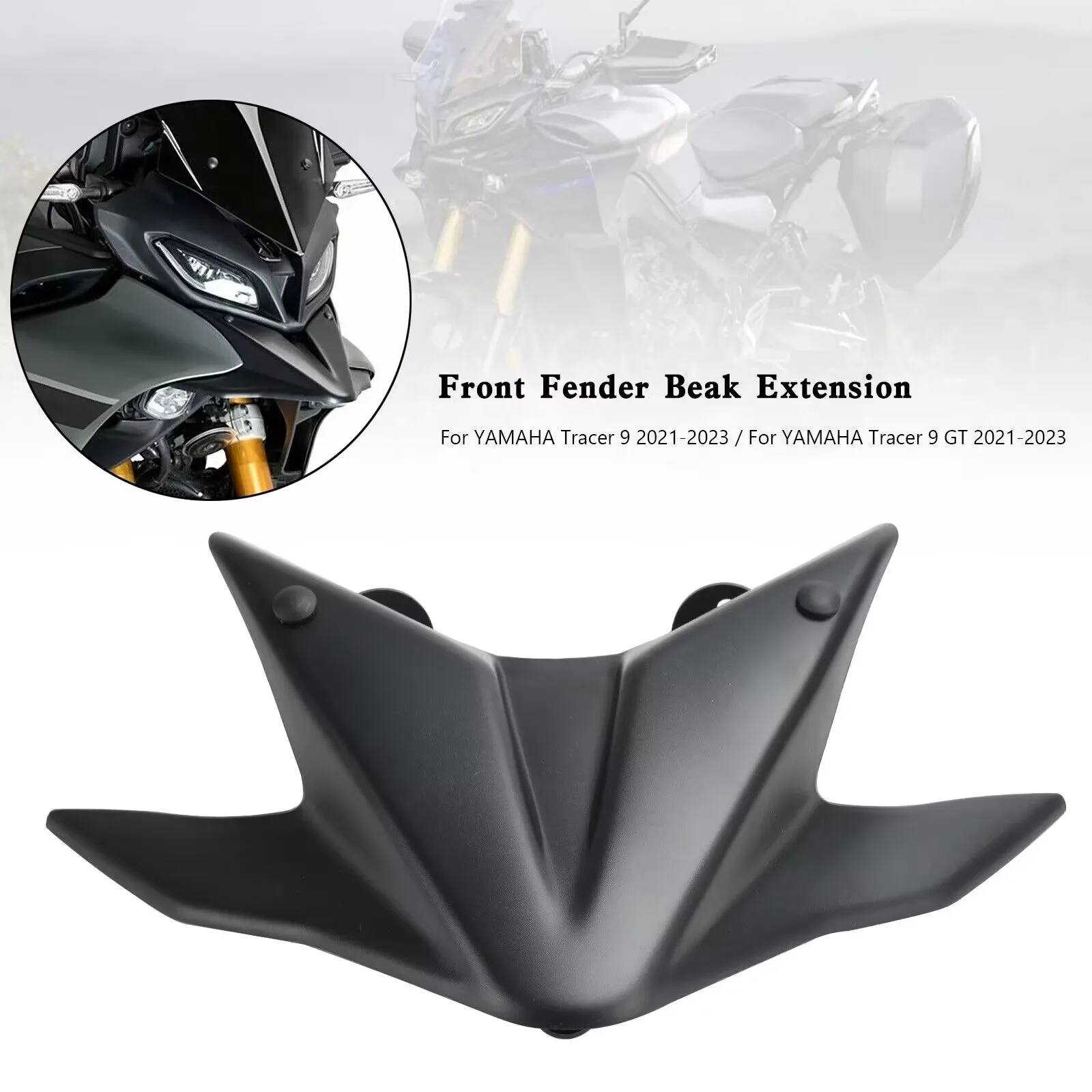 Motorcycle Nose Cone Expansion Cover Front Wheel Mudguard Suitable For YAMAHA TRACER 9 TRACER 9 GT 2021-