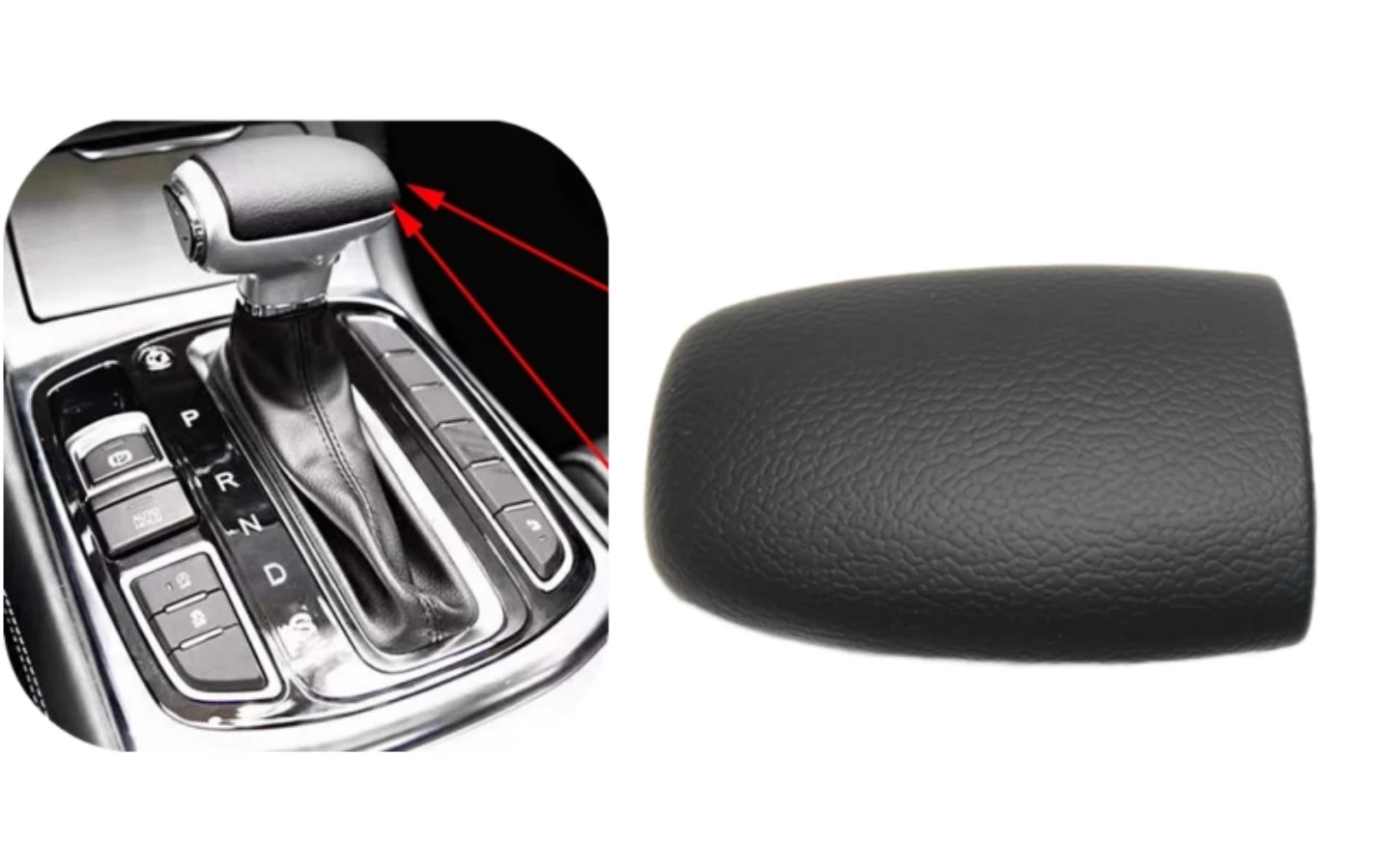 

1pc for Trumpchi GS4 GS8 Shift handball head cover carbon fiber wear-resistant leather cover