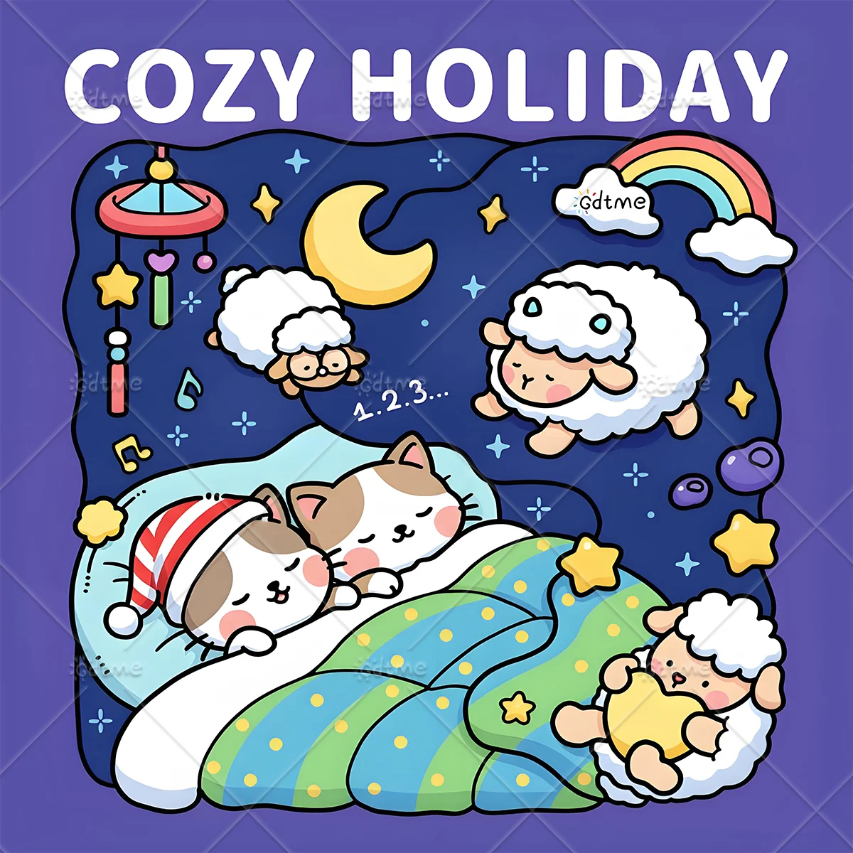 COZY HOLIDAY for Adults and Teens with Charming Characters and Delightful Scenes for Relaxation[Relaxing Moments]