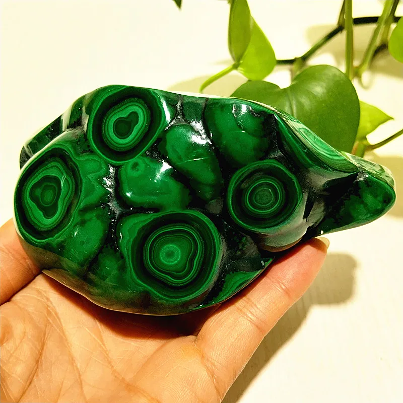 Natural Stone Malachite Crystal Raw Rock Mineral Specimen Room Decor Feng Shui Ornaments Chakras Reiki Healing Stones