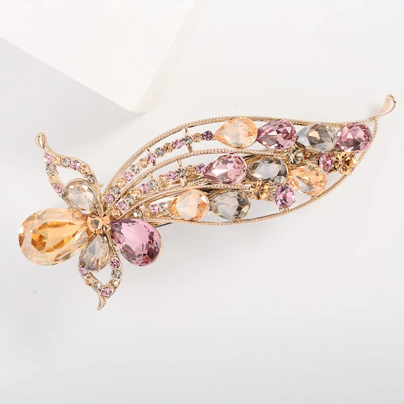 New Luxury Super Large Hair Clip Spring Clip Fashion Classic Princess Head Hair Clip Manufacturer's Batch