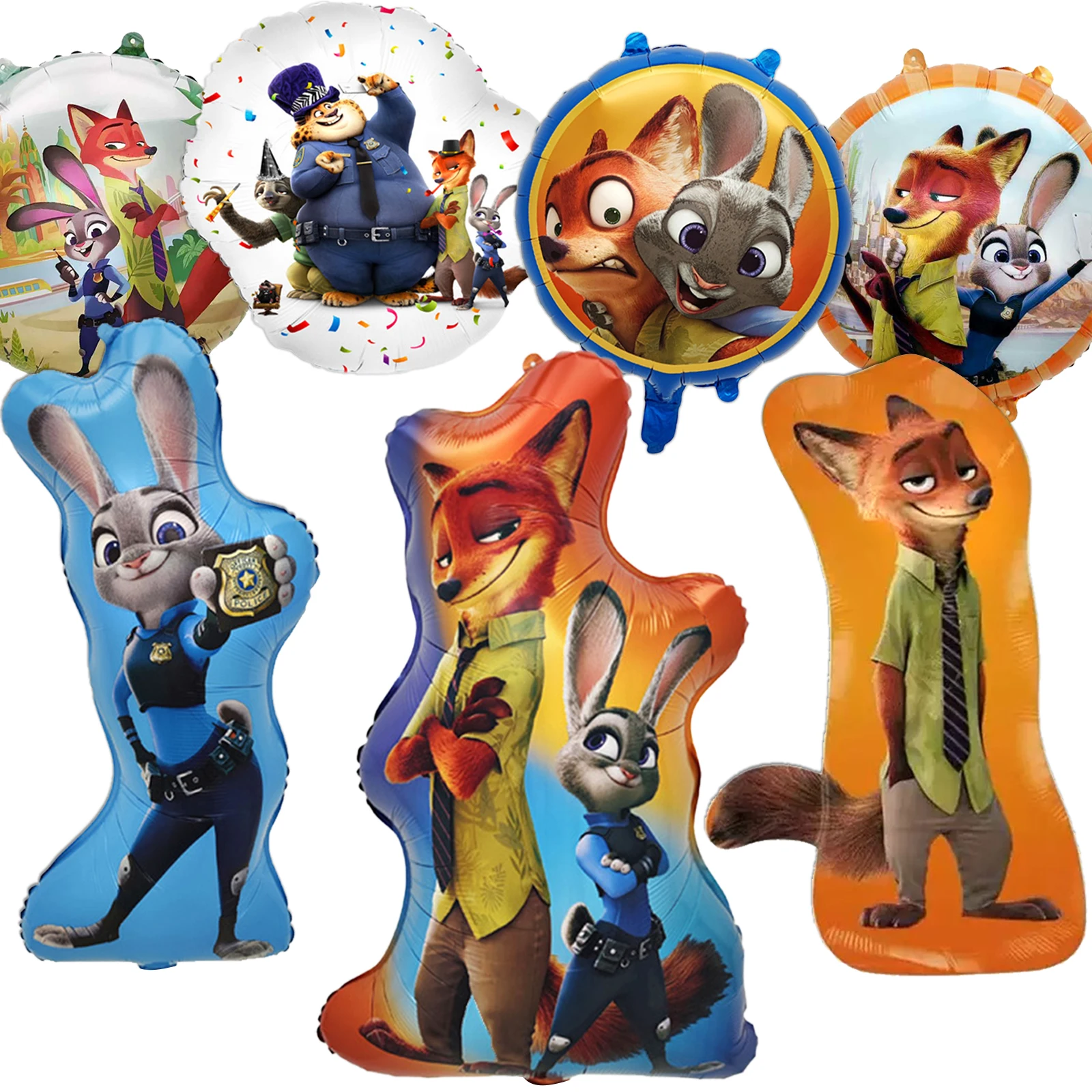Wedding Zoo - Balões Decorativos de Personagens em Cartoon,