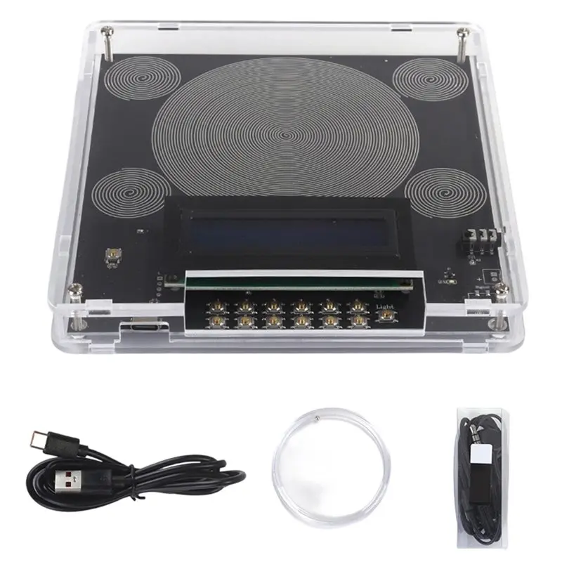 DT19-Sine Wave Square Signal 7.83HZ Schumann Wave Generator Adjustable Frequency 0.01Hz-100000Hz DC 5V With Case