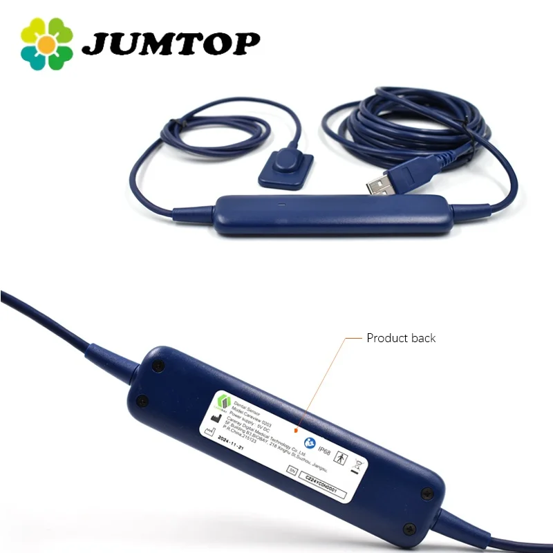 JUMTOP Sensor Dental Ray X Sistema de Imagen HD Intraoral Digital de Alta Frecuencia Imagen para Unidad de Rayos X