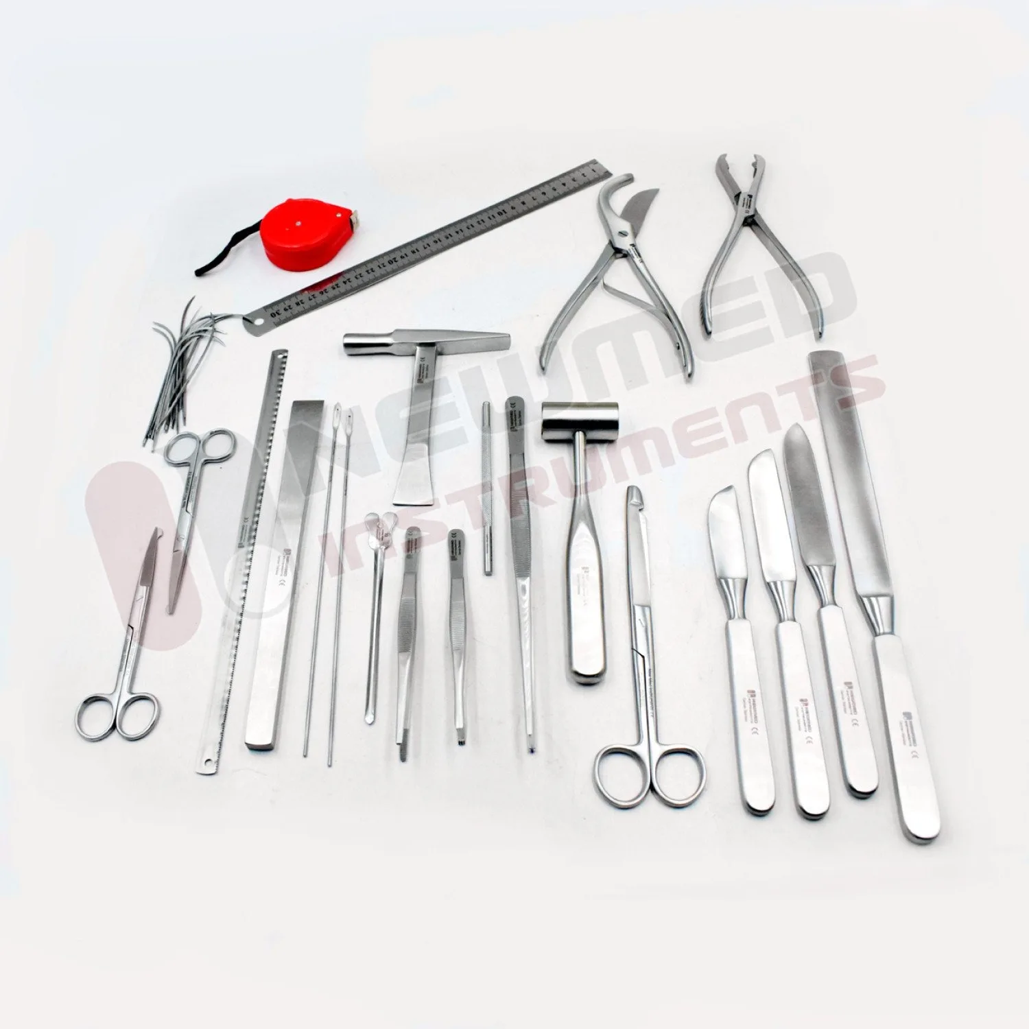 Strumenti post mortem e autopsia Kit di livello professionale per esamine e laboratori medici