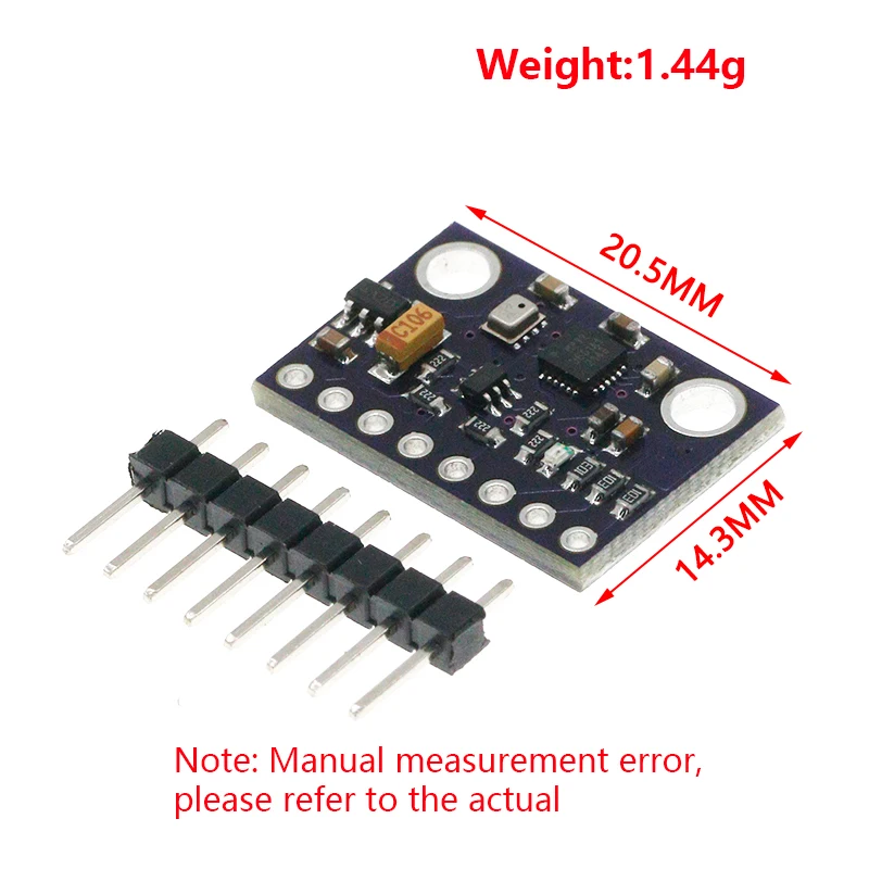 MPU-9250 MPU9250 BMP280 SPI IIC/I2C 10DOF Acceleration Gyroscope Compass 9-Axis Sensor Board Module GY-91 For Arduino 3-5V