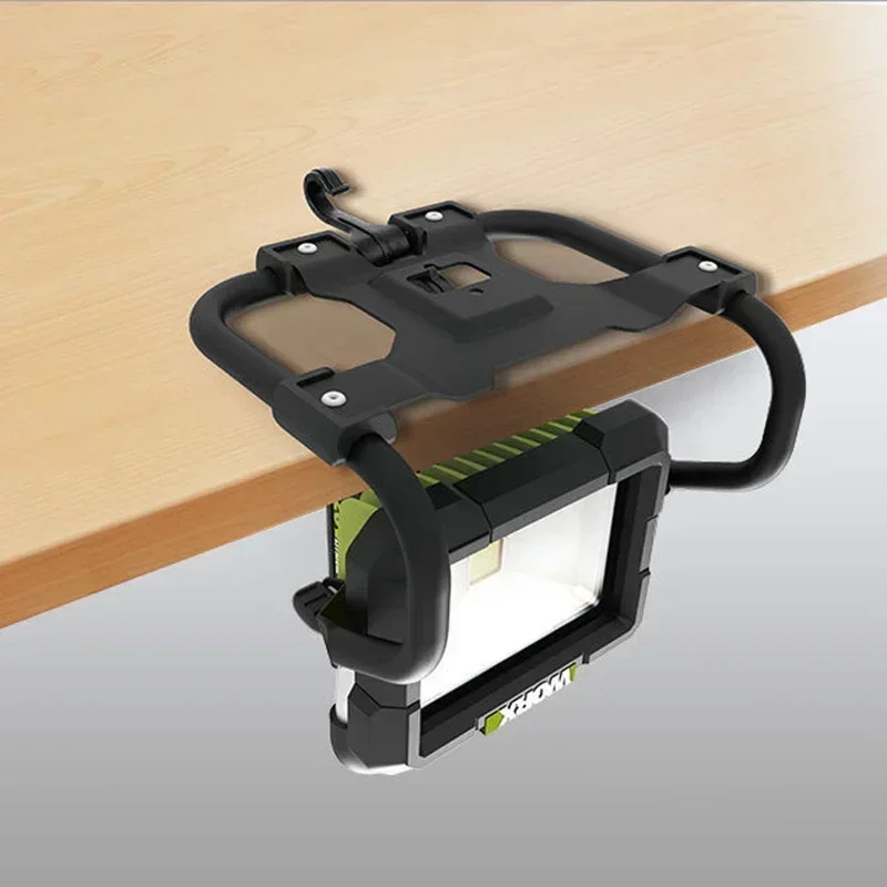 Worx WU026 20V Portable Spotlight WORK LAMP 1500LM 180W 2 Mode Adjustable Rechargable LED Outdoor Share Green Battery
