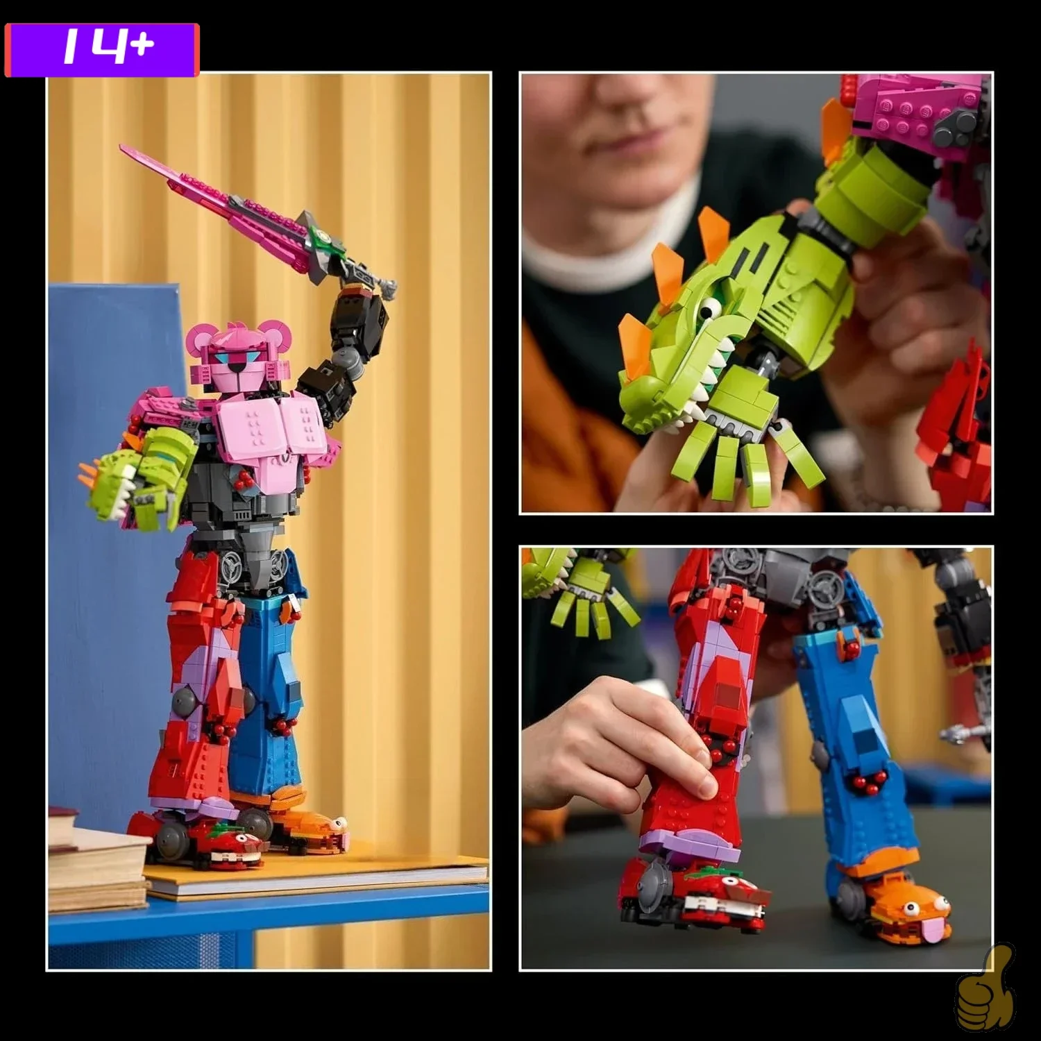 

В наличии: Набор строительных блоков «Механический командир» (минифигурка), совместимый с деталями Lego, идеально подходит для рождественских подарков, 77078