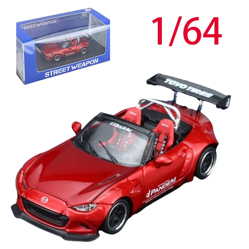 

SW литой под давлением масштаб 1/64 Mazda модель автомобиля из сплава Mazda MX5 ракета кролик игровые транспортные средства игрушки для мальчиков оригинальная коробка памятная