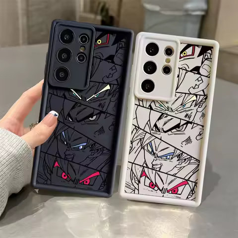 Case for Samsung Galaxy S23 FE S24 Plus S22 S24Ultra S25+ S25 Ultra S20FE S21 Soft Shell GOKU DBZ DragonS BallS