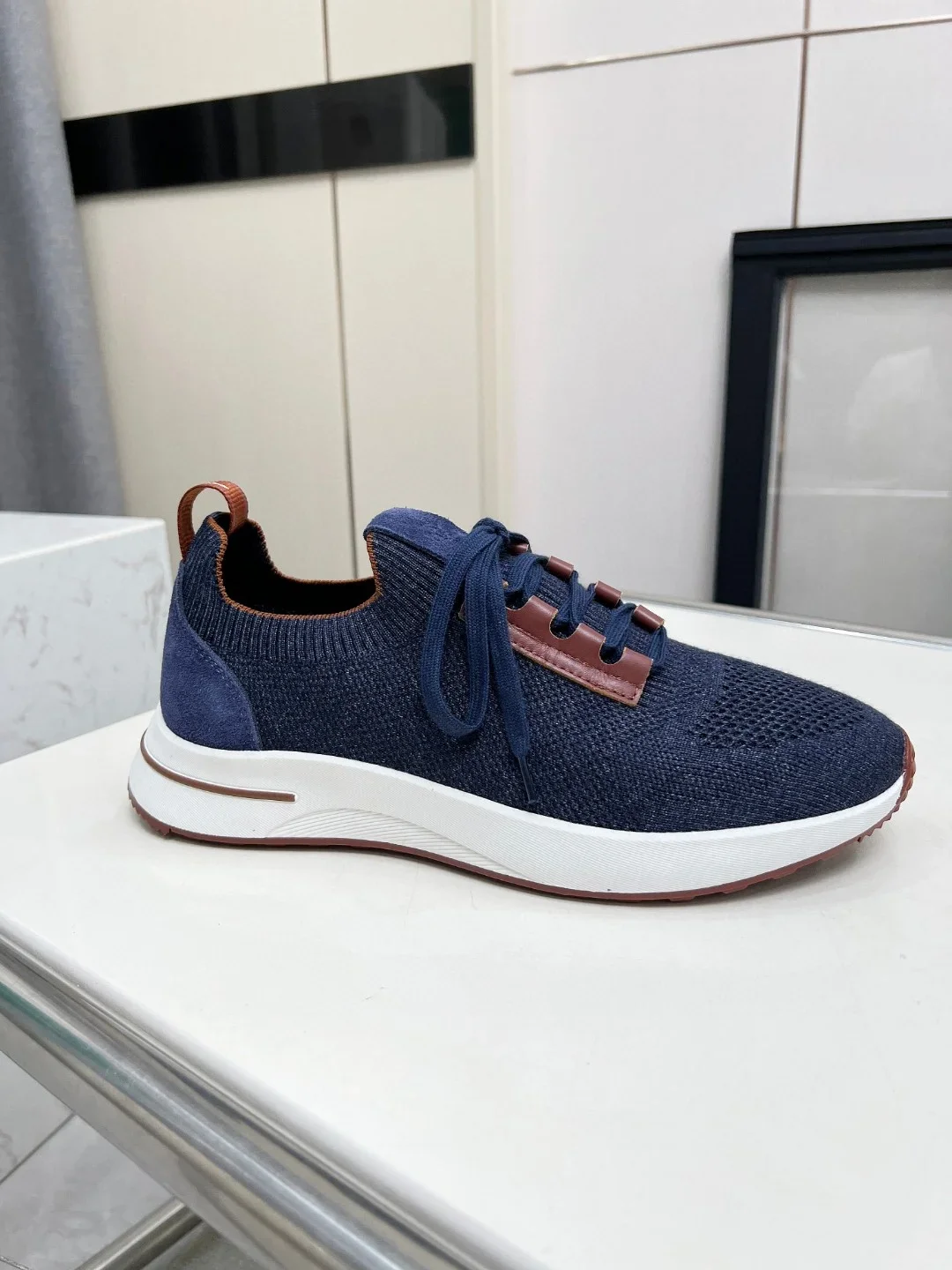 2024 DIKU Men\'s The Precious Yarn Of Knitted Clothing Inspired The Design Of New Sports Shoes, And The All Cotton Knitted Upper