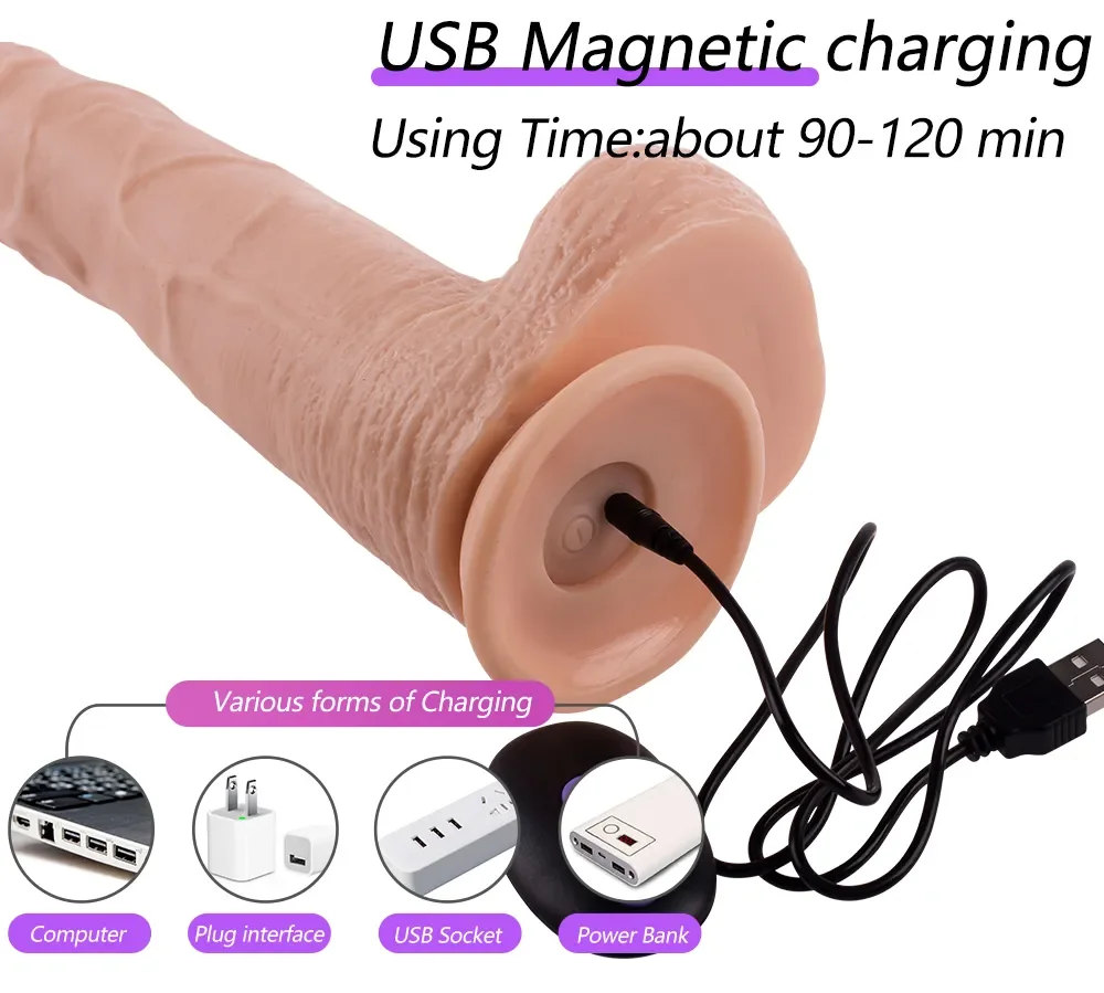 30cm Big Dildo with Wireless Control 20 Speeds Vagina Massage G-spot Suction Cup Realistic Huge Penis Vibrator Sex Toys Women 18