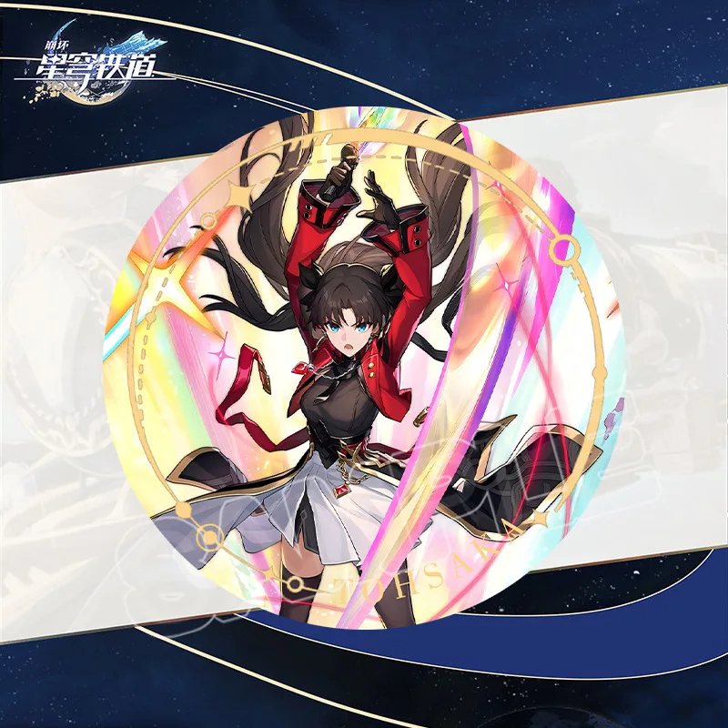 58mm Honkai Star Rail Series Badge Himeko Voyage Gilgamesh Rin Tohsaka Yao Guang Sparxie Sparkle Constance Button Pin Brooch Bag