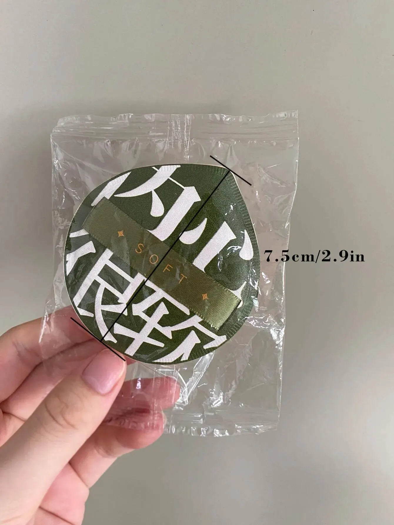 8 قطع من منتفخ حلوى القطن الأخضر قابلة لإعادة الاستخدام لمكياج كريم الأساس الجاف والرطب BB