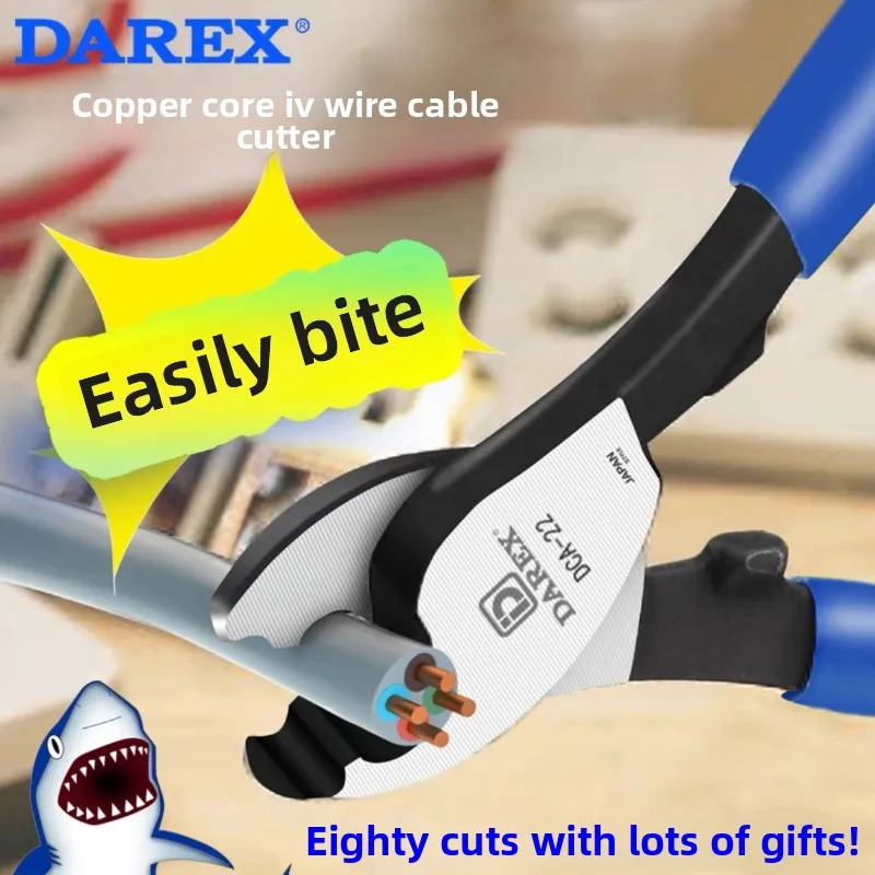 

DAREX Copper Aluminum IV Wire Electrician Cable Cutter Powerful Industrial Grade Wire Cutter Cable Pliers 6 8 10 Inch