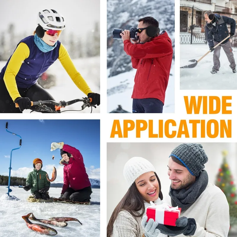 1 шт., однотонные мягкие плюшевые наушники, теплые зимние наушники для женщин и мужчин, модные уличные защитные наушники, наушники