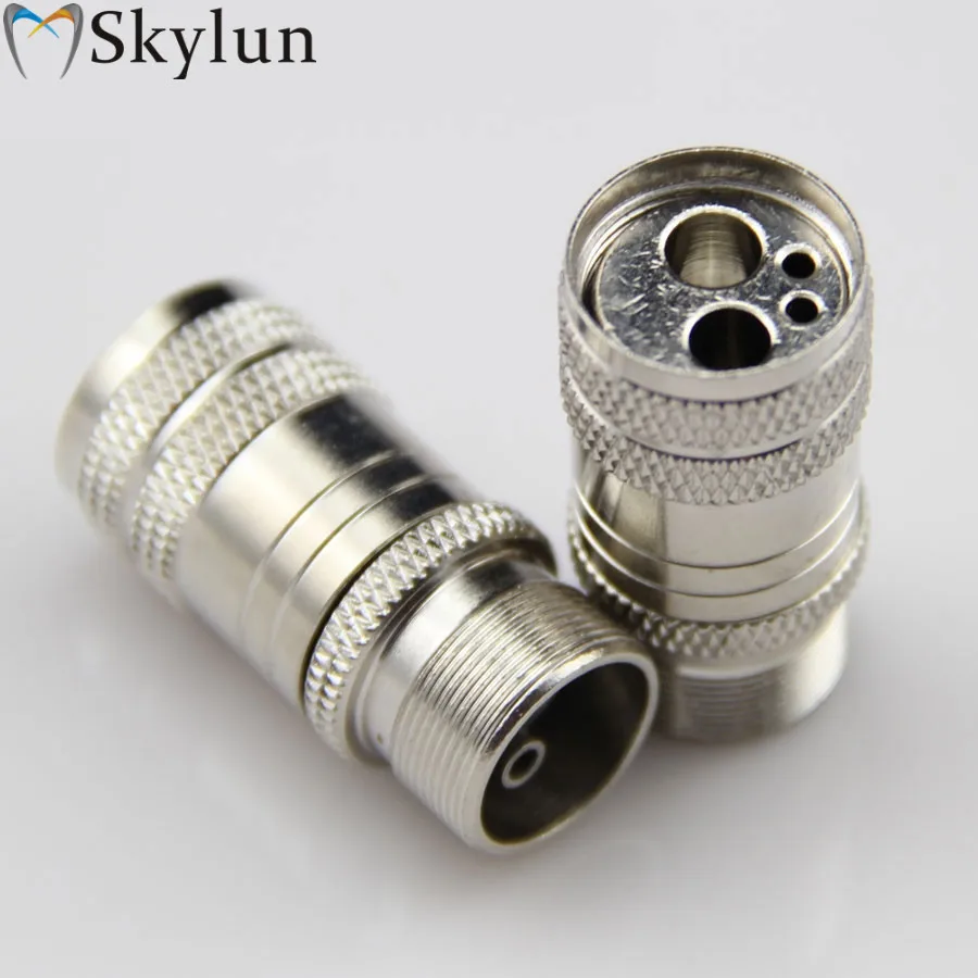 

SKYLUN 5pcs Dental High Speed Handpiece Turbine Adapter Changer From 4Holes to 2Holes tubing Connector 2Holes to 4Holes SL1130