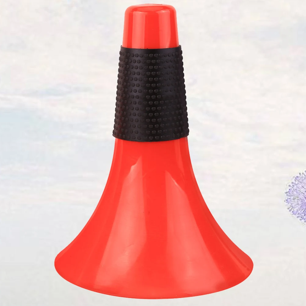 

1 шт. красные конусы, прочные прочные бочки для знаков, ветрозащитные футбольные конусы с рогом препятствий, тренировки на открытом воздухе, катание на коньках, плоские