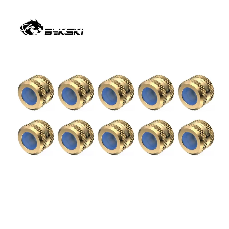 Bykski 10pcs/lot Water Cooling G1/4'' Fitting OD12mm 14mm 16mm Hard Tube Computer Accesspries Use for Rigid Tube B-FTHTJ-L14