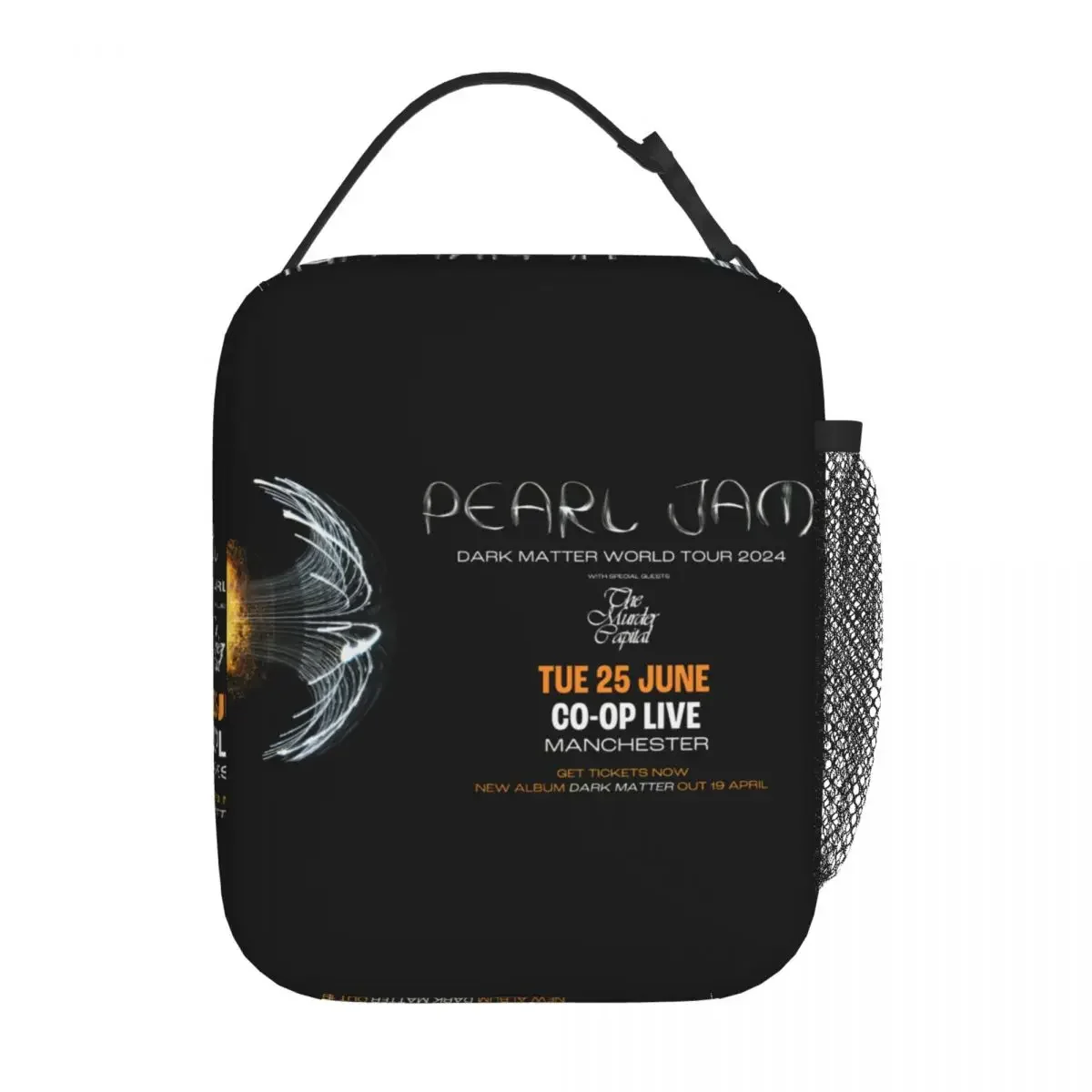 Pearls Jam 2024 Dark Matter Tour Insulated Lunch Bag For Outdoor band Food Box Portable Cooler Thermal Bento Box