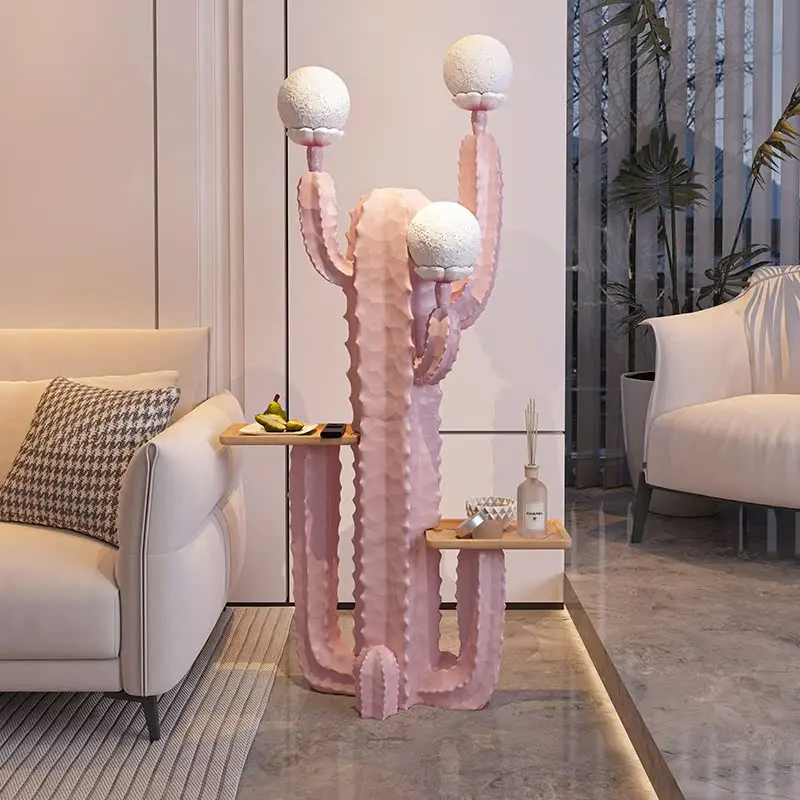 

Cactus Large Floor-to-ceiling Ornament, Tray Storage Next To The Sofa In The Living Room, Entrance, Bedroom Coat Rack Ornament