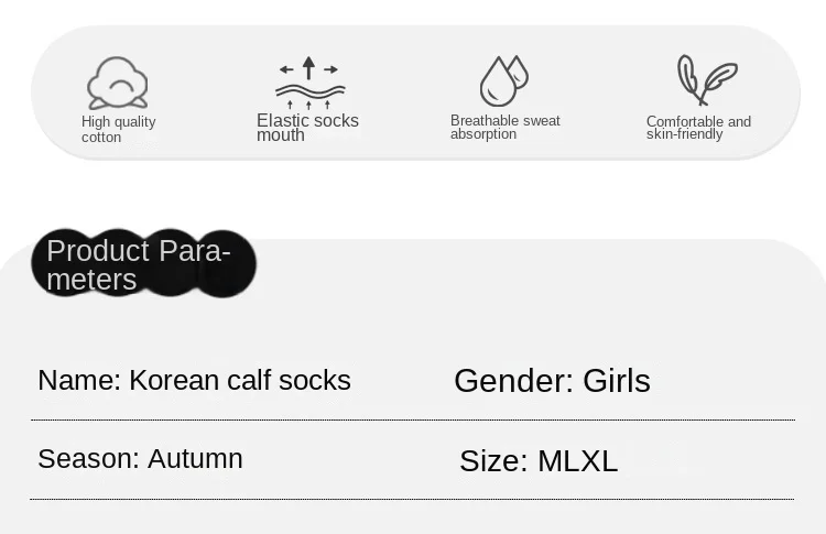3 Paar kniehohe Slouch-Socken für Mädchen, schwarz, weiß, grau, Schleife, Frühling, stapelbare Strumpfhosen für Kinder von 3–12 Jahren, lässige Schulsocken – Detail 17