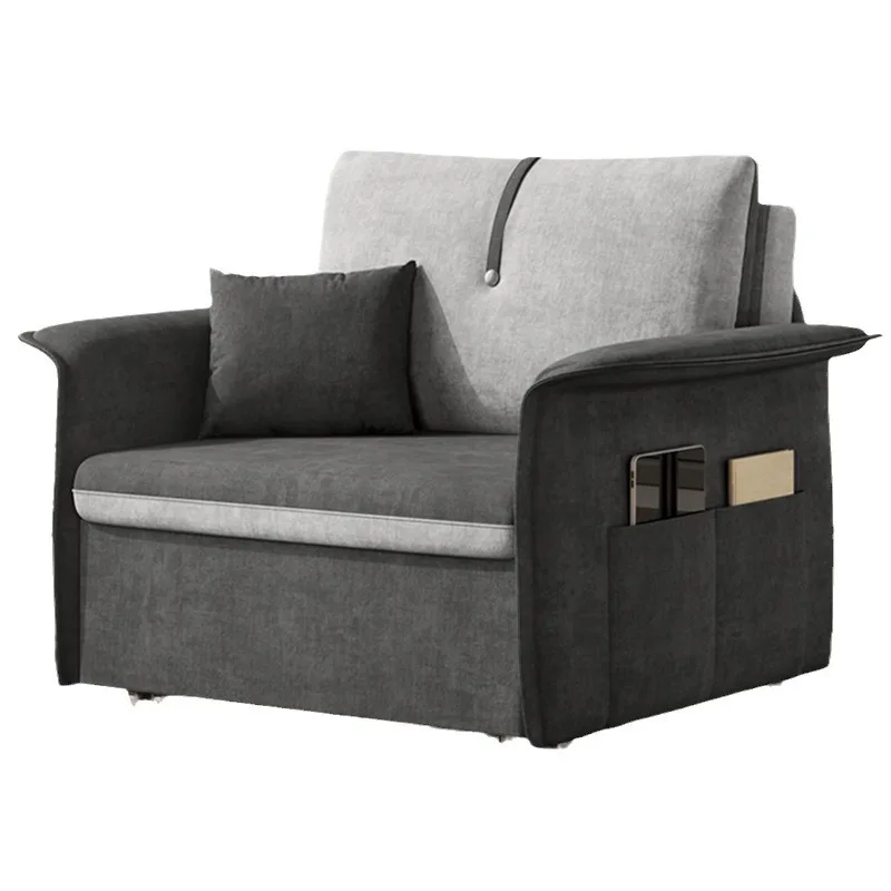 

High-end single office sofa bed, foldable and dual-purpose, suitable for small balconies, multi-functional storage sofa