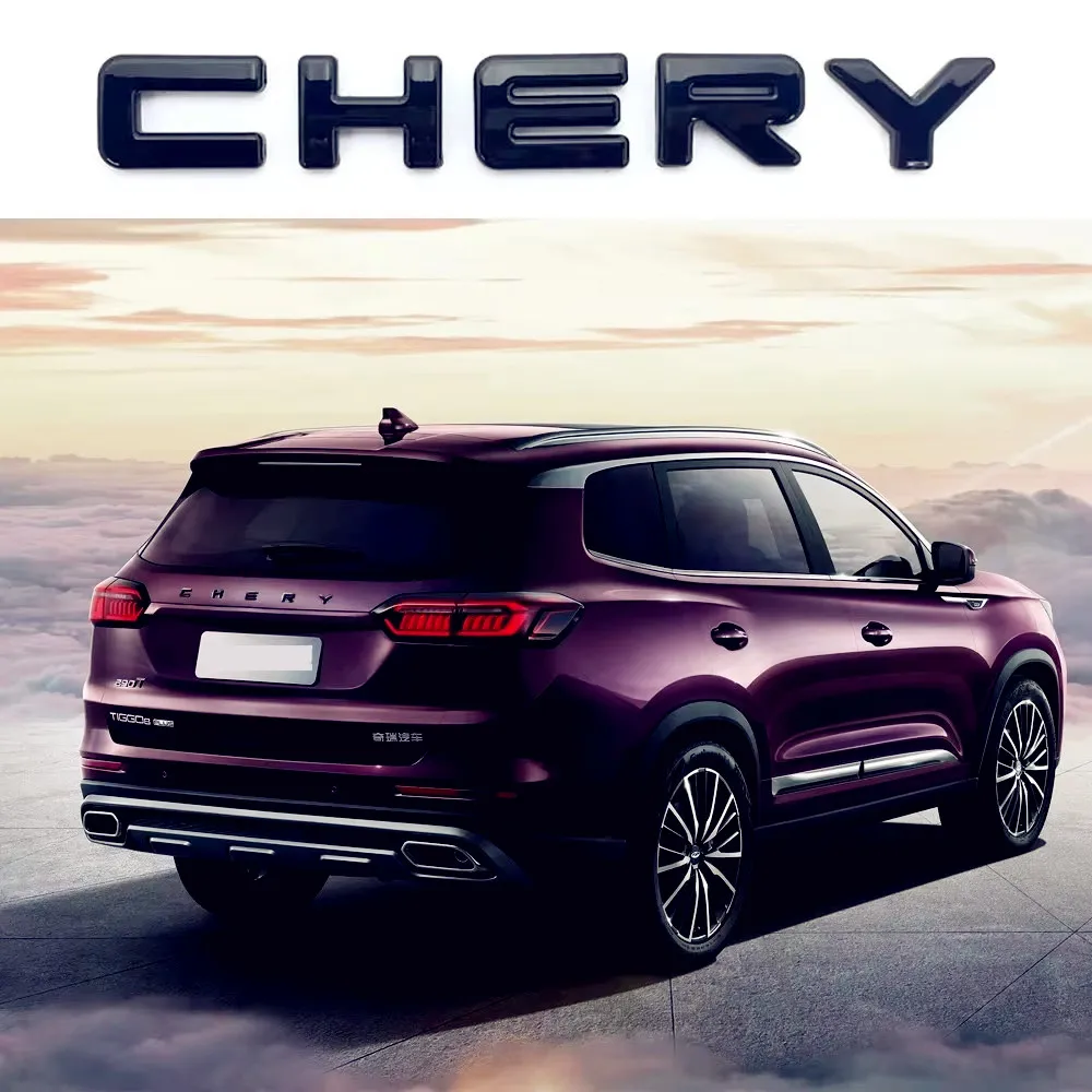

Chery Tiggo 8 Pro 3D ABS Alphabet Emblem Labeling Car Sticker Badge rear Decoration Chromelabel Logo Auto Accessories 2019-2023