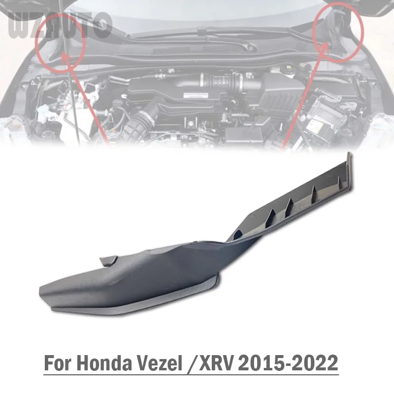 Front Windshield Wrap Corner Trim Windshield Wiper Side Trim Cover Rubber For Honda Vezel /XRV 2015-2022