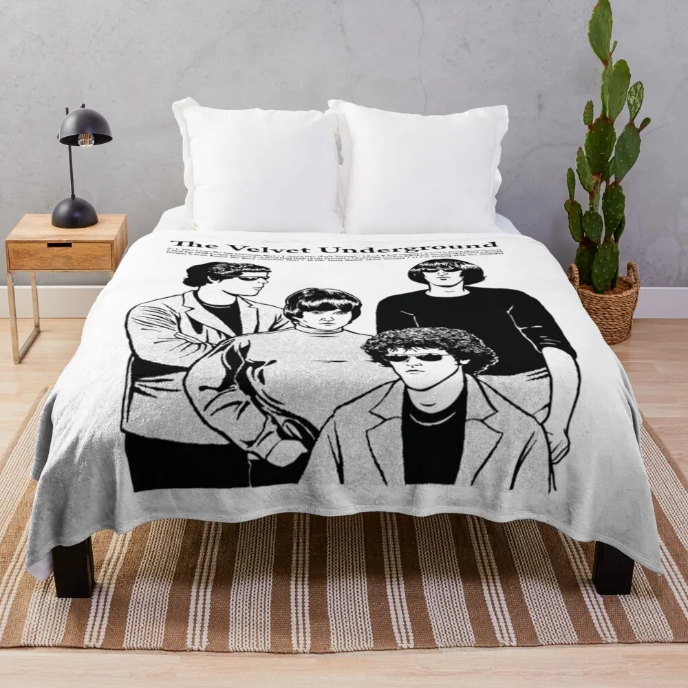 

Vintage Tour Band Punk Music Album Logo Rock Throw Blanket Soft Plaid warm for winter Blankets For Sofas for sofa Blankets