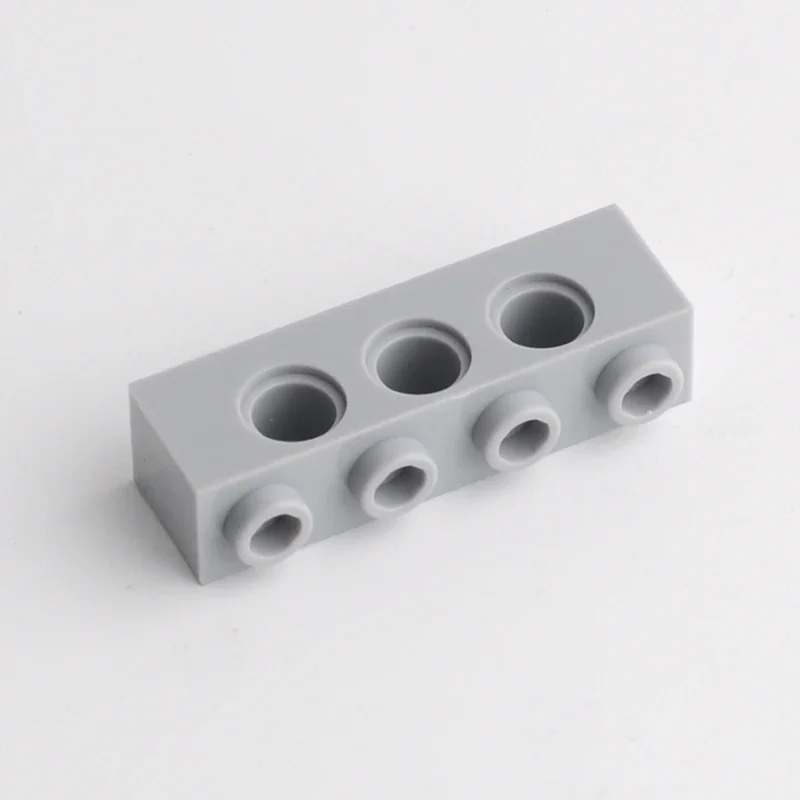 100 ชิ้น/500 ชิ้น 1x4 พร้อม 3 รู บล็อกเทคโนโลยีบีม อะไหล่ตัวต่อ 3701 ของเล่นประกอบเพื่อการศึกษา MOC อิฐขนาดเล็ก อุปกรณ์เสริมของเล่น