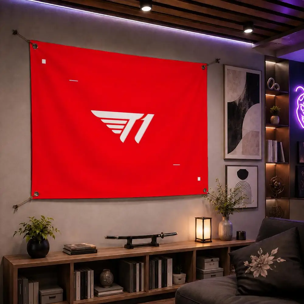 Elite Esports Faker Flags Indoor Outdoor Wall Banner Party Decor Large Hanging Wall Backdrop