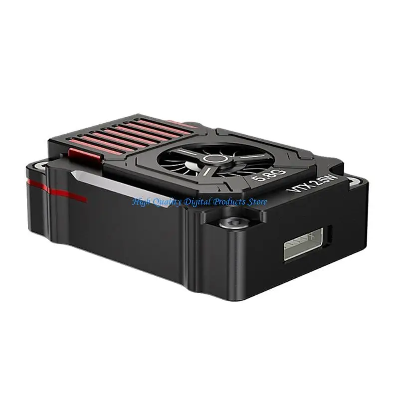 

U2JE 1 Set Transmission Module Board Metal Housing Skin 2.5W for Long-distanced FPVs Aircraft Replacement