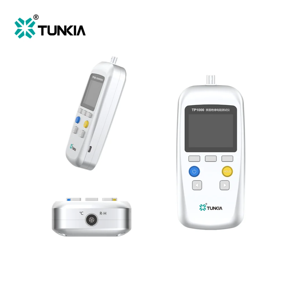 TUNKIA TP1000 surface resistance electrostatic leakage resistor tester handheld resistance testing equipment accuracy 5%