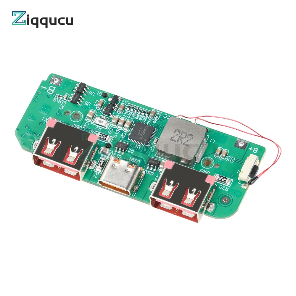 22.5W Fast Charging Module TFT Color Screen Digital Display Fast Charging Mobile Power Motherboard for Ternary Lithium Battery