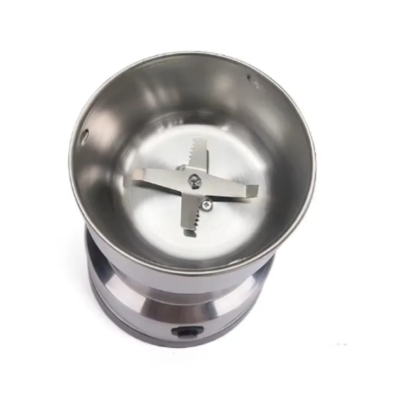 الفولاذ المقاوم للصدأ المنزلية 4 شفرات طحن القهوة اللحوم الثوم آلة المحمولة