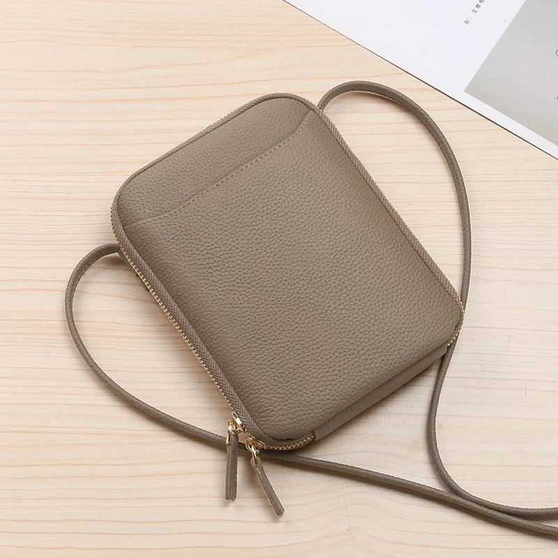 Girl's Leather Crossbody Wallet with Front Pocket and Adjustable Shoulder Strap – Perfect for Concerts, Festivals, and Sports Ev