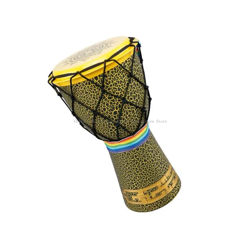 لعبة أداة الموسيقى ذات الطبلة اليدوية الملونة للأطفال الصغار مع نمط نابض بالحياة للتدريب على إيقاع الطفولة المبكرة لعبة تعليمية