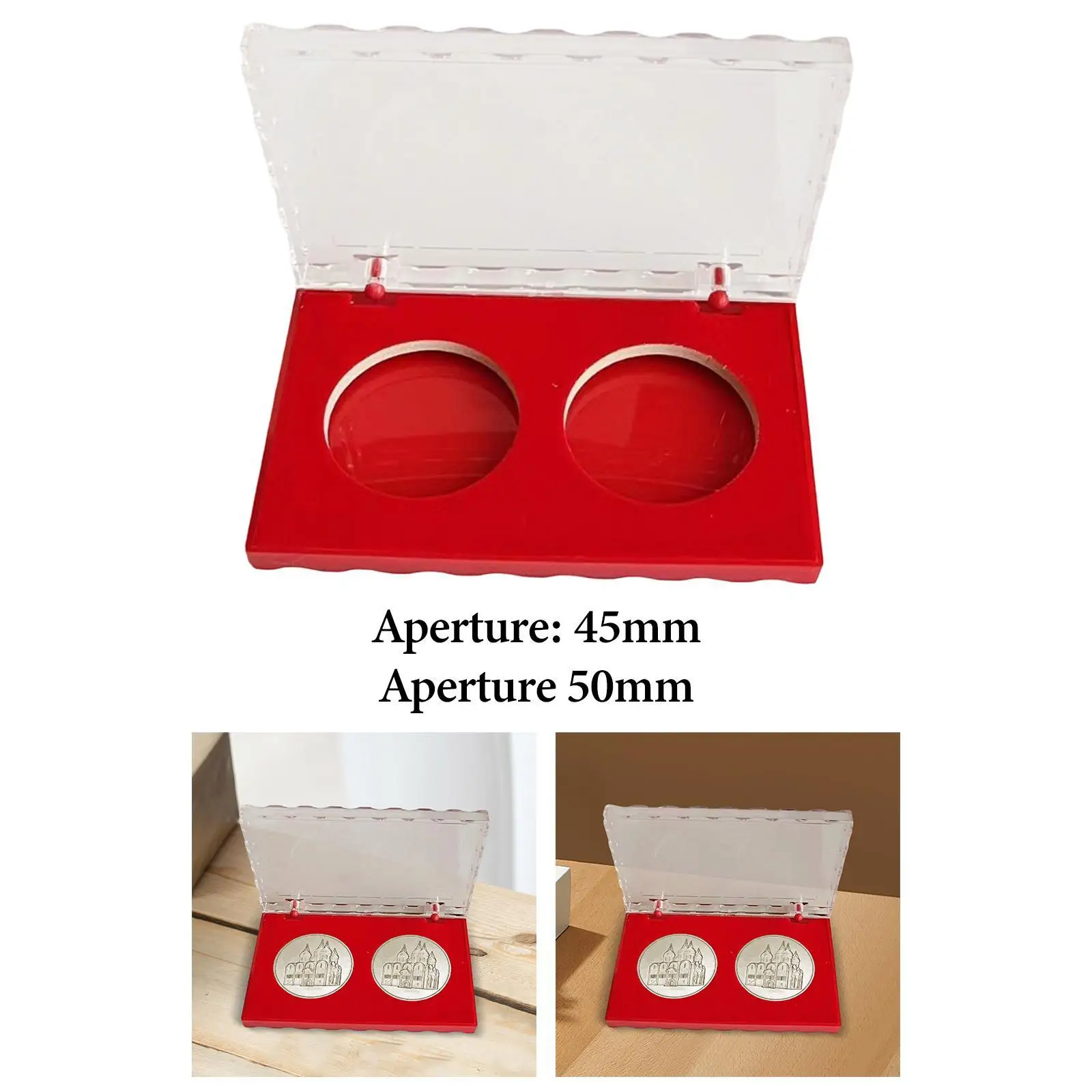 

Coin Holder Storage Case Souvenir Coin Presentation Display Box