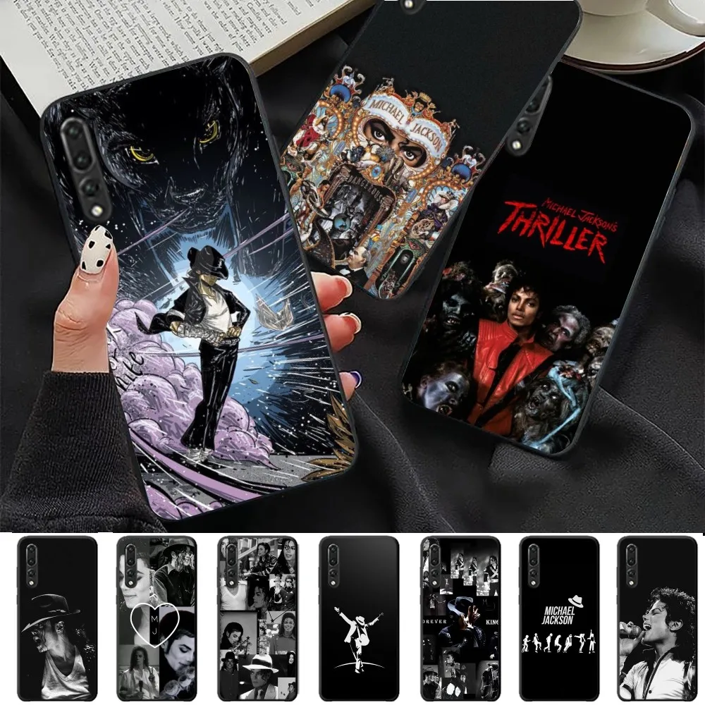 

American Singer M-Michael J-Jackson Phone Case For Huawei P 8 9 10 20 30 40 50 Pro Lite Psmart Honor 10 lite 70 Mate 20lite