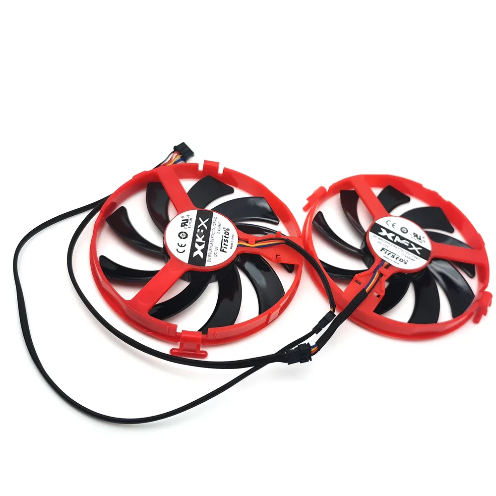 Le nouveau ventilateur de refroidisseur de FDC10U12S9-C remplacent jas460 pour XFX Radeon RX 460 double Dissipation foucorporelle le ventilateur de refroidissement de carte