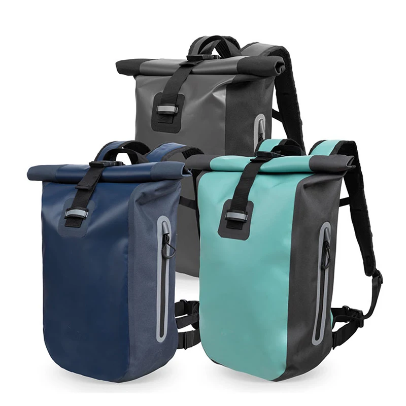 20L Waterproof Bag PVC River Trekking Backpack Outdoor Adventure Beach Equipment Rafting Creek Swim Sports Drybag Hermetic Bag