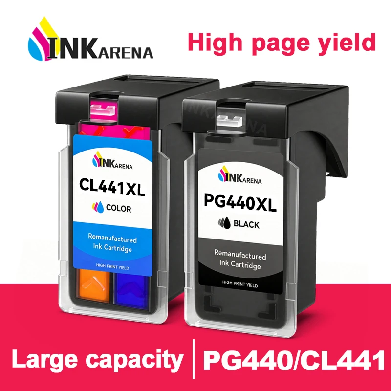 PG 440 CL 441 Refillable Ink Cartridge PG440 CL441 Compatible for Canon PIXMA MG 3540 4240 3640 2140 4140 3140 TS5140 MX 394 438