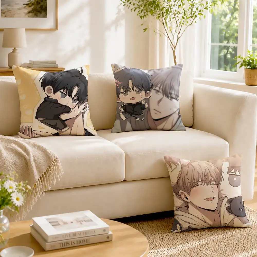 Don-t Lie to Me Yun Jaewon Song Yeodan Customizable Square Pillow case Double Sided Print Sofa Bedroom Decor Cushion Cover