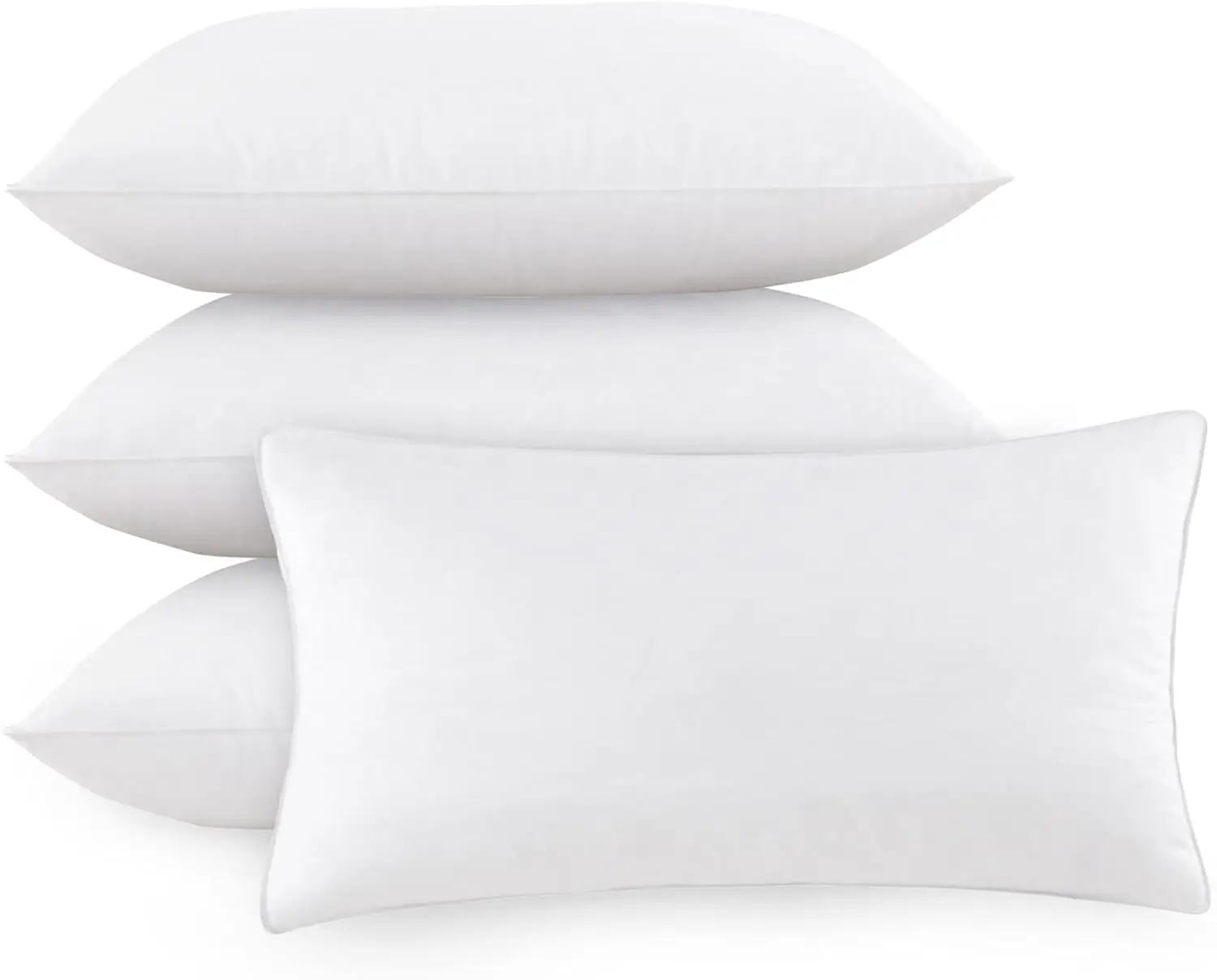 

14""X24"" Pillow Inserts Soft Feather Pillow Set Of 4 Indoor Decorative Sofa Down Pillows Bed Pillows Couch Pillow