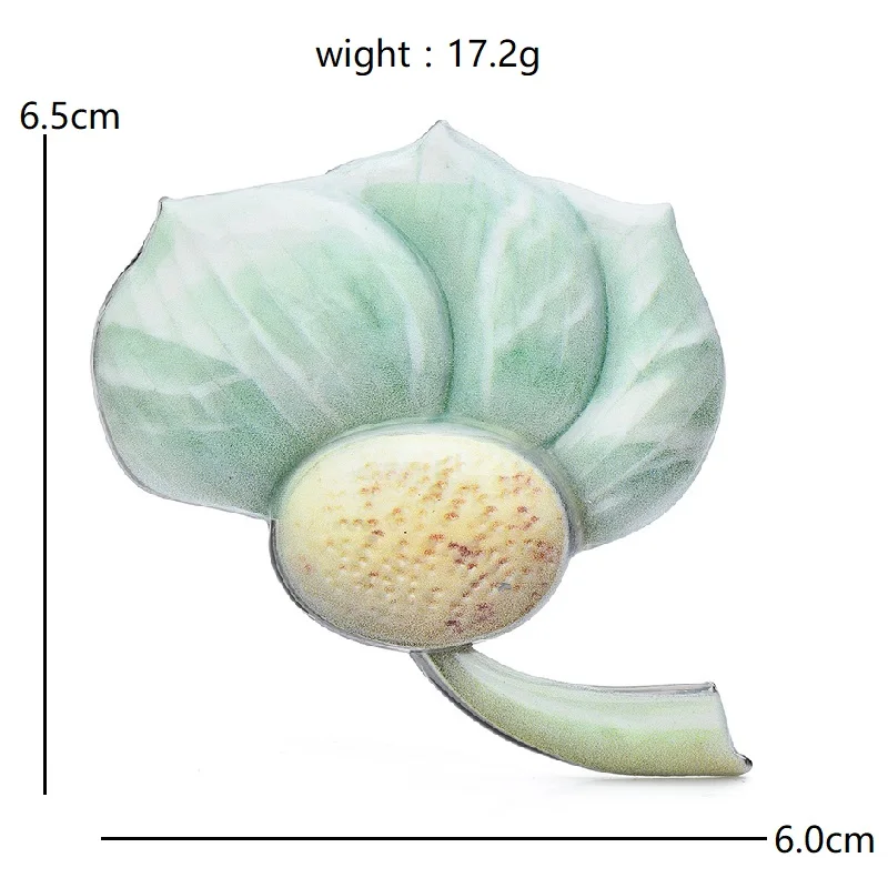 Wuli&baby Beautiful Lotus Flower Brooches 3-color Plants Brooch For Women's Clothes Backpack Pins Badge Gifts gallery 3
