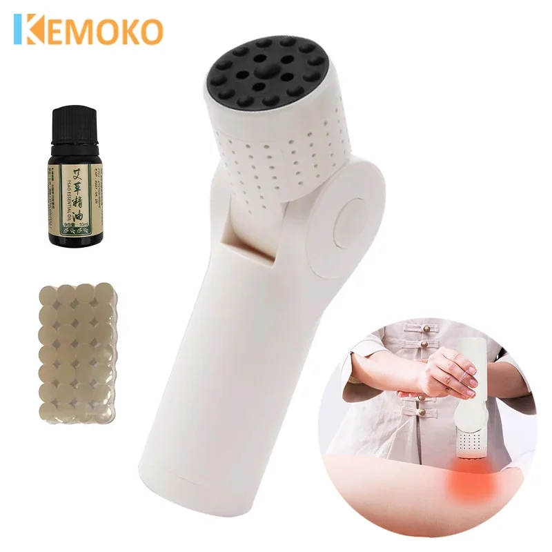 

Moxibustion Scraping Massager Instrument Portable Intelligent Health and Wellness with Stone Moxibustion Scrap Board Accessories